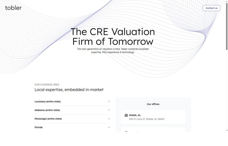 Tobler Valuation Review: MAI-Certified CRE Appraisals with AI-Enhanced Workflows