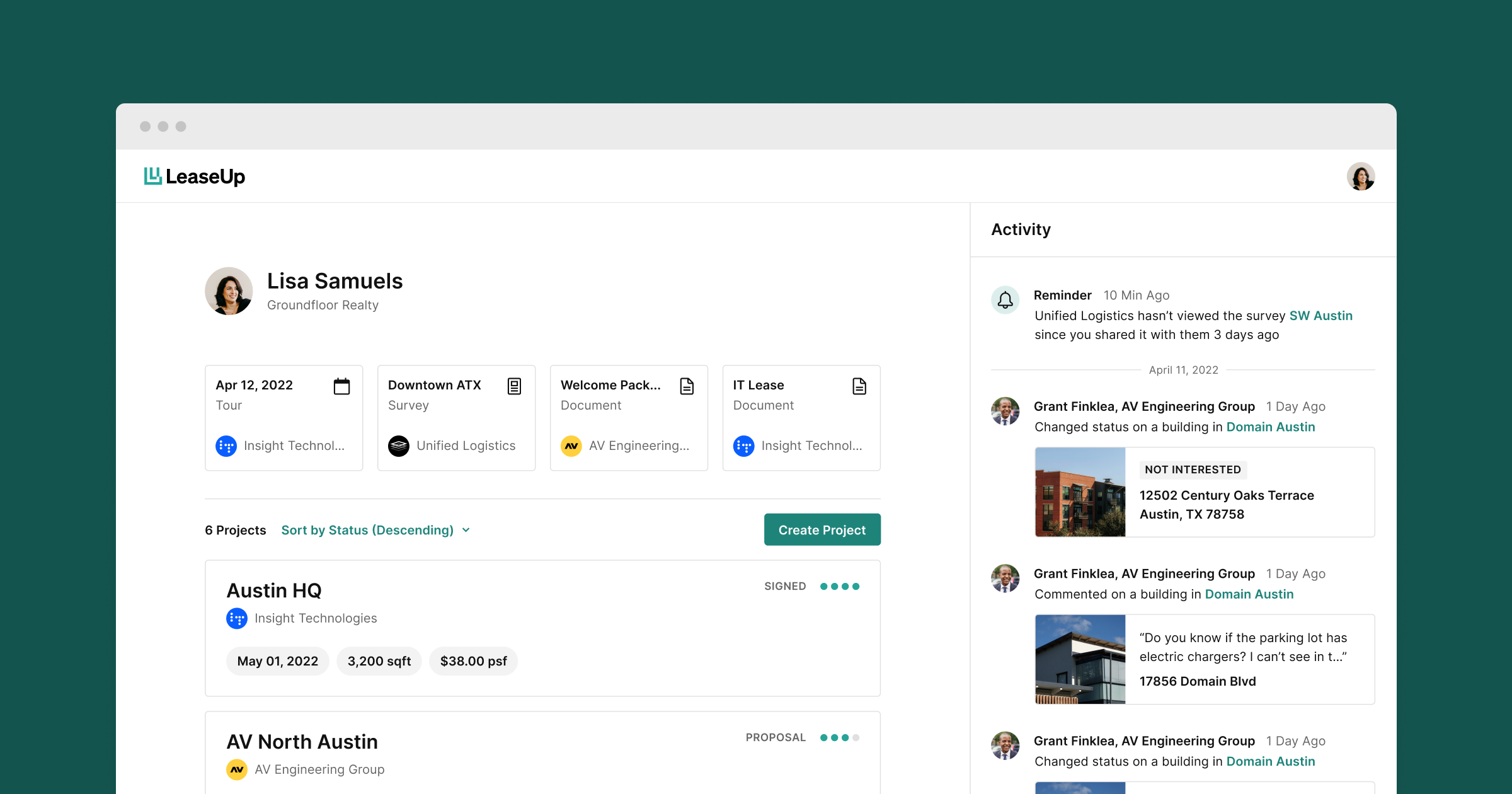 LeaseUp Review: AI-enabled transaction platform streamlining marketing assets for tenant rep brokers