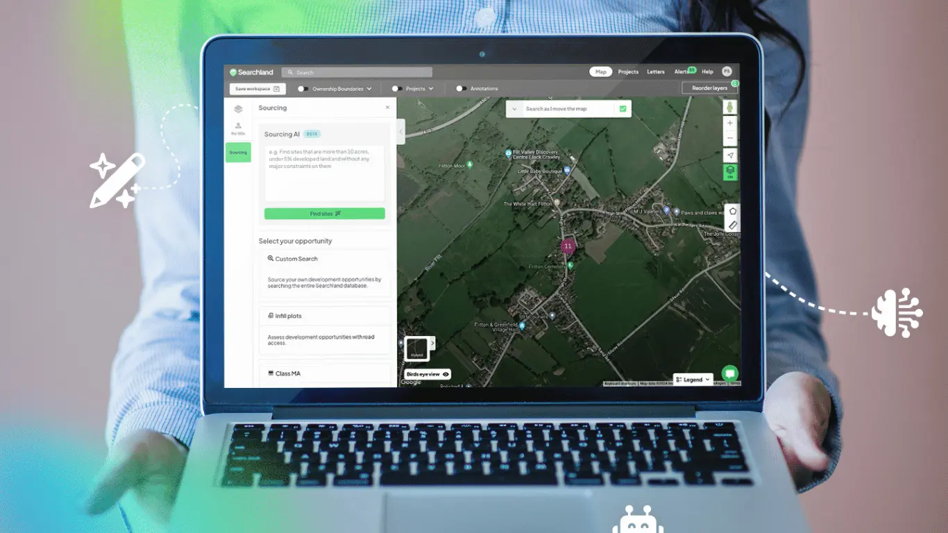 Searchland AI Review: AI land sourcing assistant for UK commercial real estate acquisitions