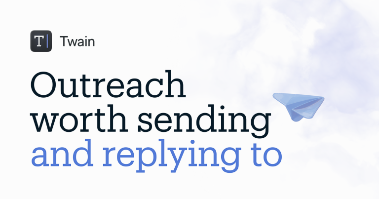 Twain Review: An AI writing assistant that researches prospects and drafts highly personalized outbound emails