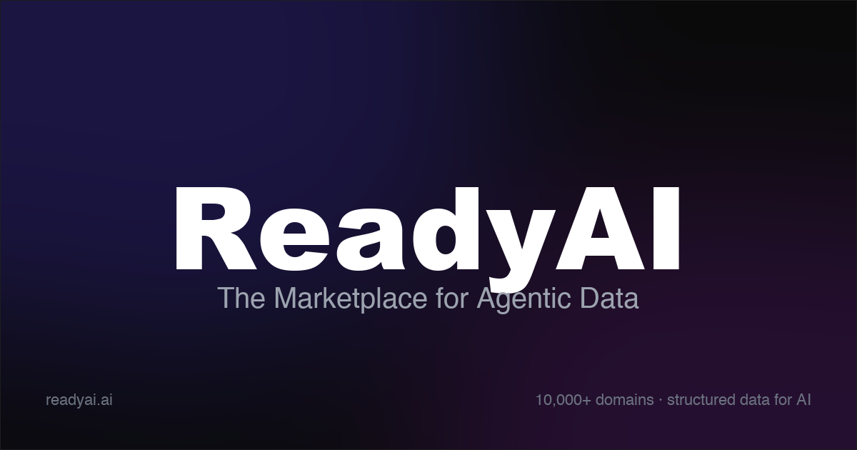 ReadyAI Review: Agentic Data Marketplace for CRE Intelligence Workflows