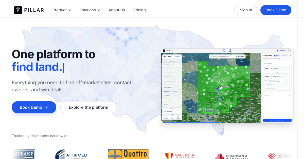 Pillar Review: Automated land acquisition workspace for modern real estate developers