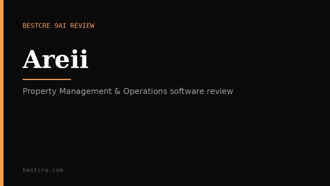 Areii Review: A unified artificial intelligence operating system for real estate investment analysis