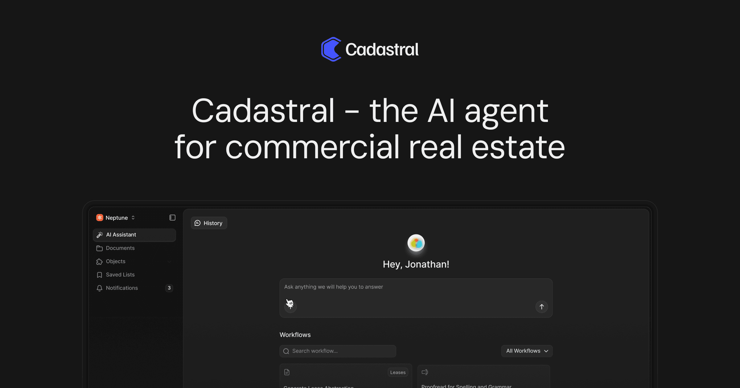 Cadastral Review: AI analysis for complex commercial real estate workflows