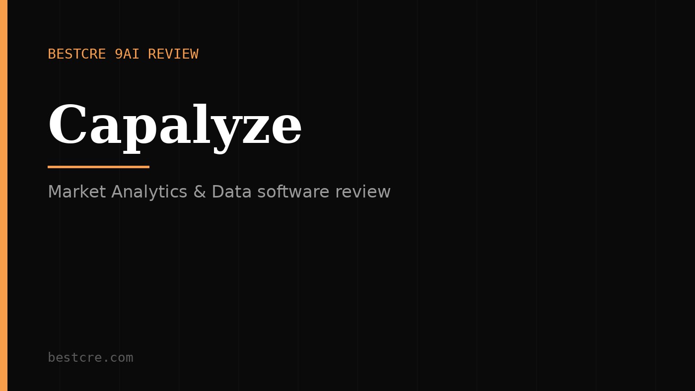 Capalyze Review: AI Web Scraping and Data Analysis for CRE Research