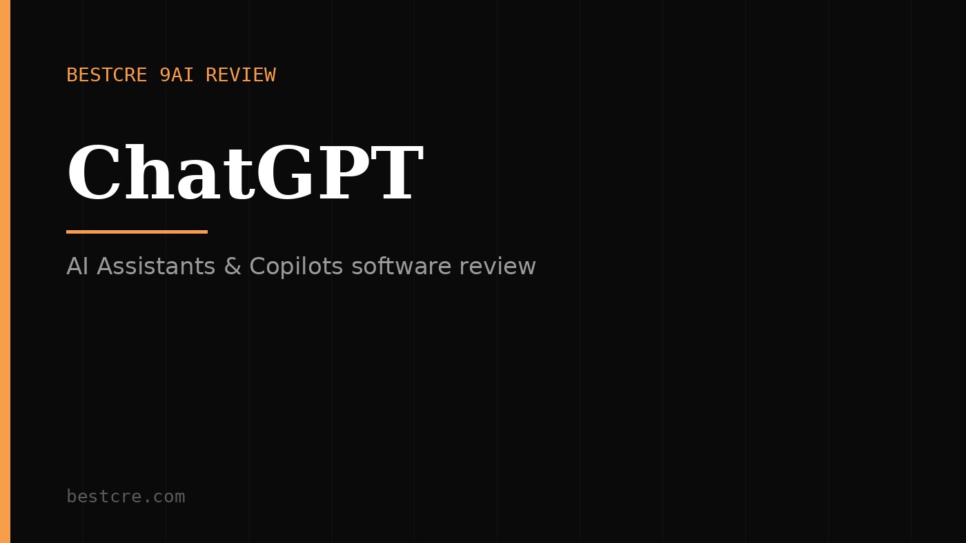 ChatGPT review title card | BestCRE