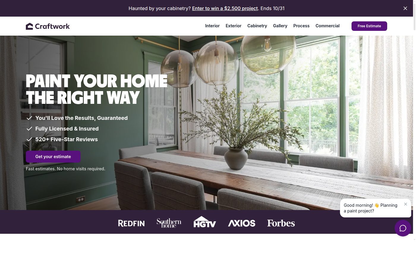Craftwork Review: Tech-enabled painting franchise offering instant digital quotes