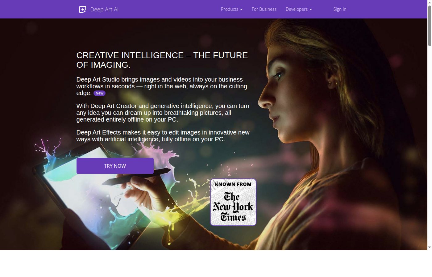 Deep Art Effects Review: AI image stylization and offline rendering software for creative marketing assets