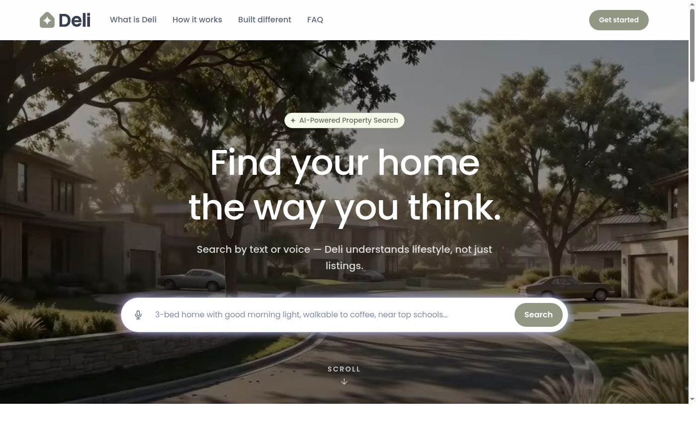 DELI Review: An AI home search tool attempting to cross over into commercial real estate acquisitions