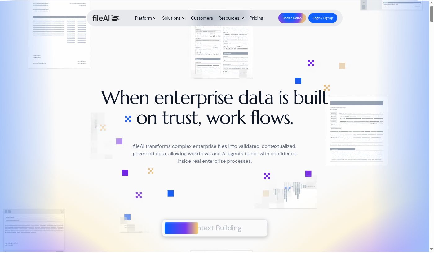 fileAI Review: AI-native platform for unstructured file ingestion and automated data extraction
