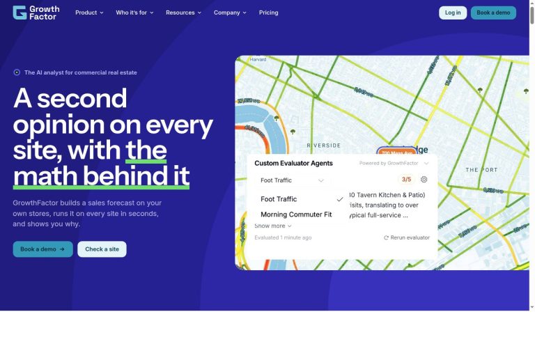 GrowthFactor Review: AI site selection for expanding retail chains