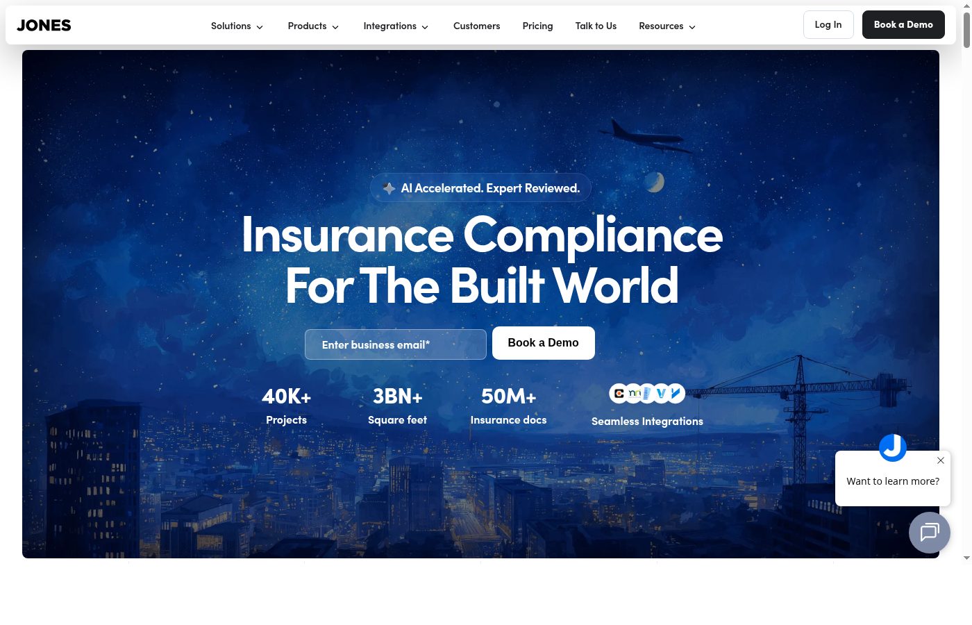 Jones Review: Enterprise AI software for commercial real estate insurance compliance and certificate tracking