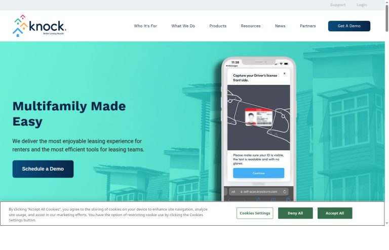 Knock CRM Review: Multifamily leasing CRM from lead through resident retention