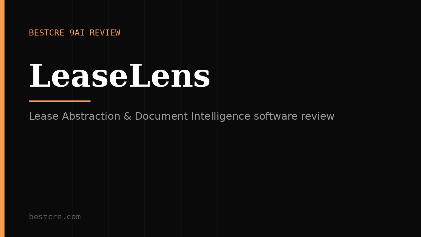 LeaseLens review title card | BestCRE