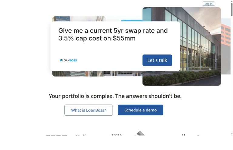 LoanBoss Review: Portfolio debt management for complex CRE borrowers