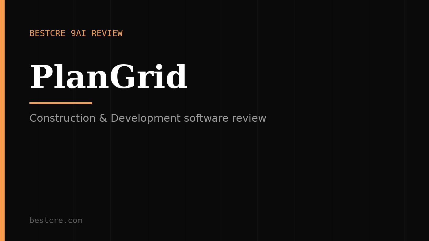PlanGrid review title card | BestCRE