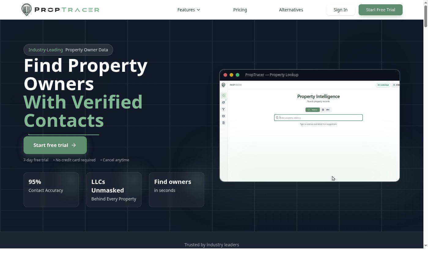 PropTracer Review: Owner contacts and property intelligence for CRE prospecting
