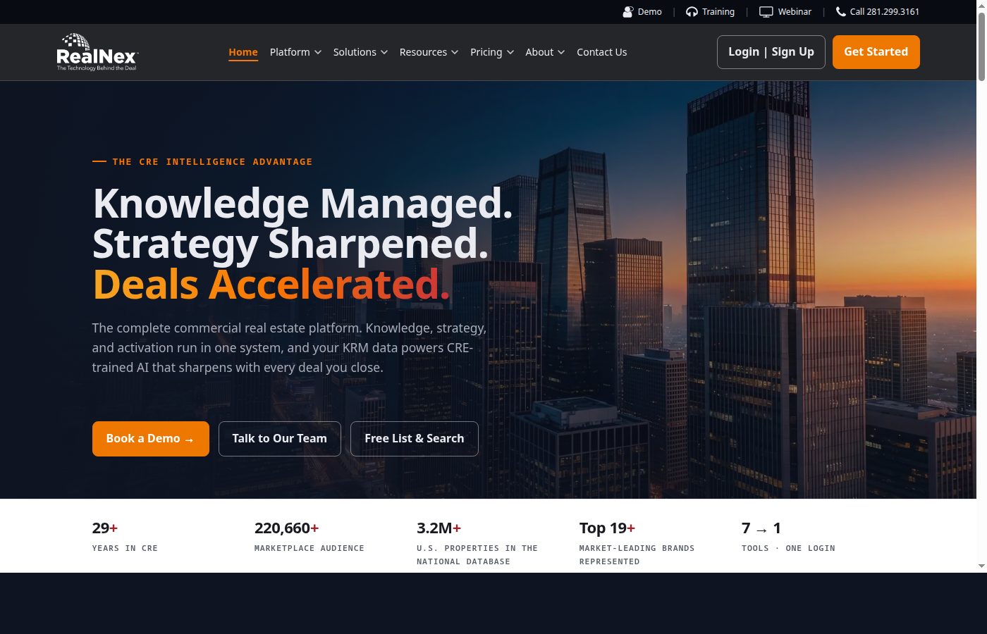 RealNex Review: Connected CRM analysis marketing and deal management