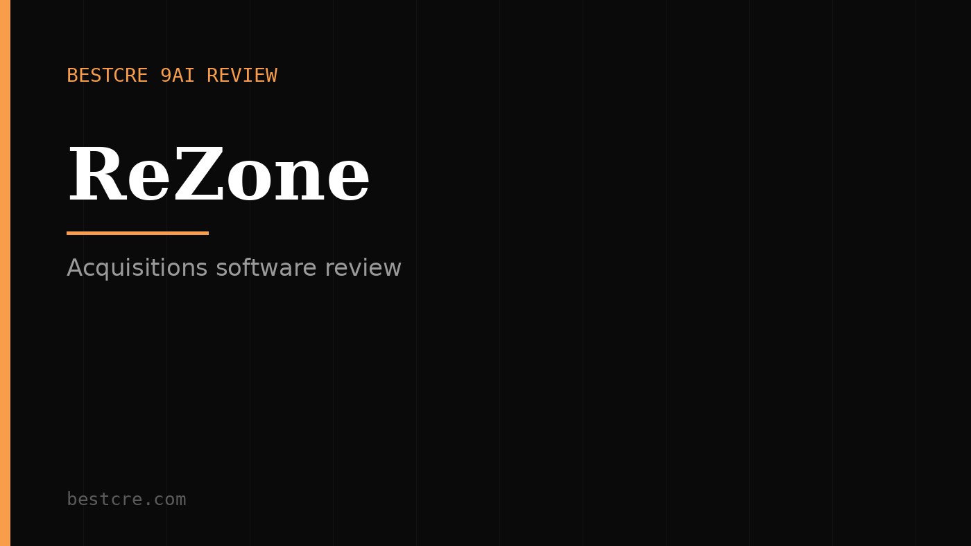 ReZone Review: AI Powered Zoning and Planning Decision Intelligence for CRE