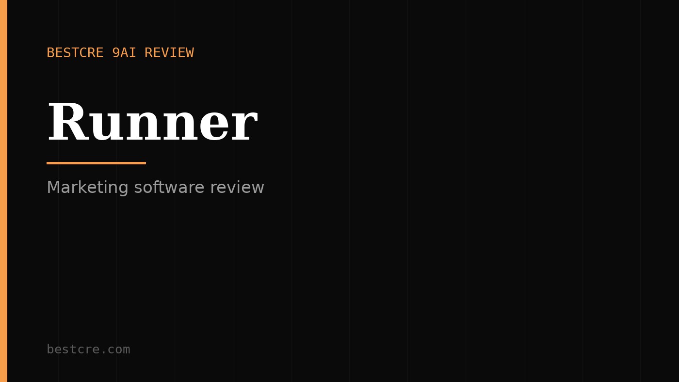Runner Review: AI platform automating tour book and survey creation for commercial brokers