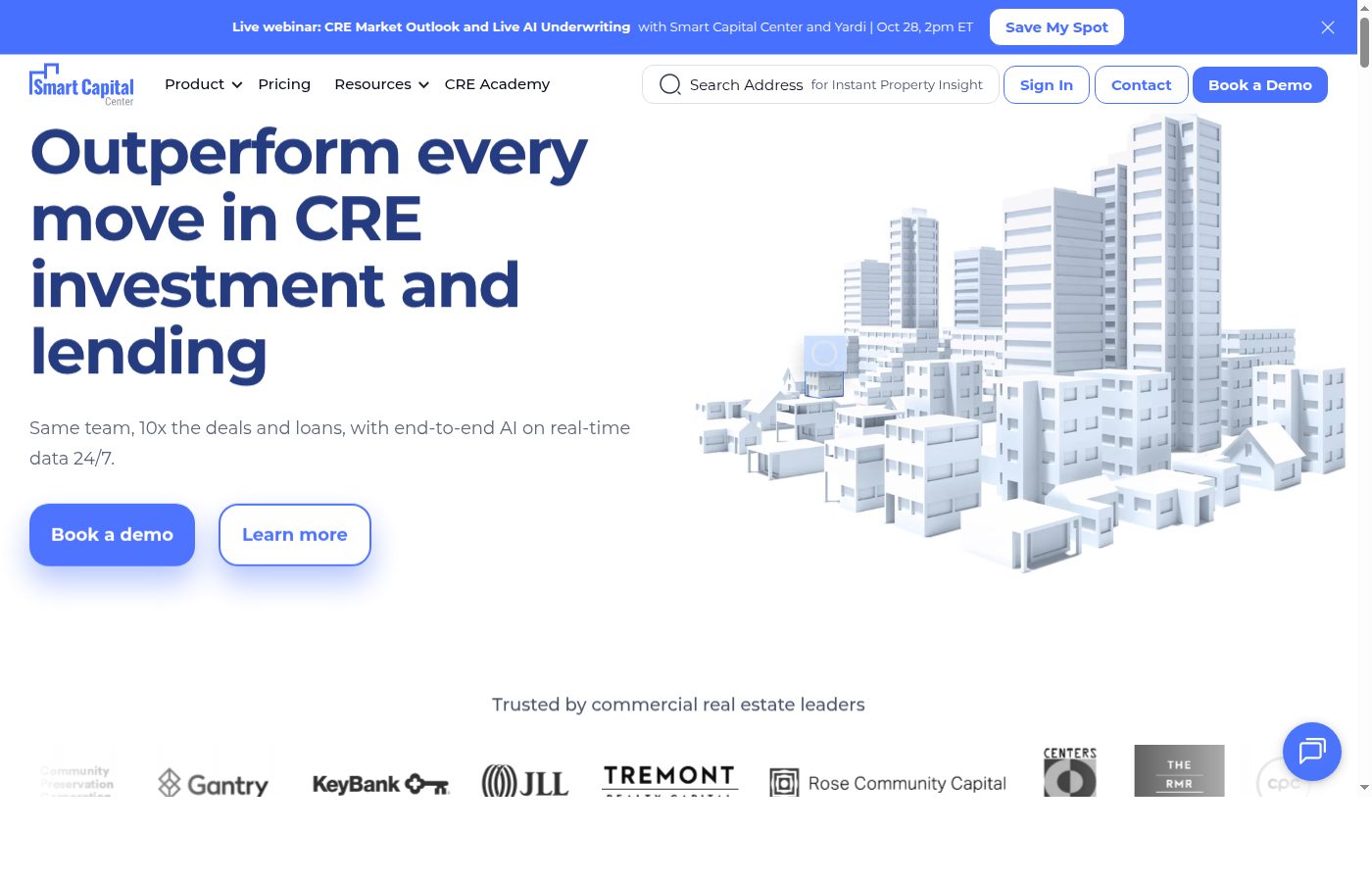 Smart Capital Center Review: AI underwriting and portfolio monitoring for CRE teams
