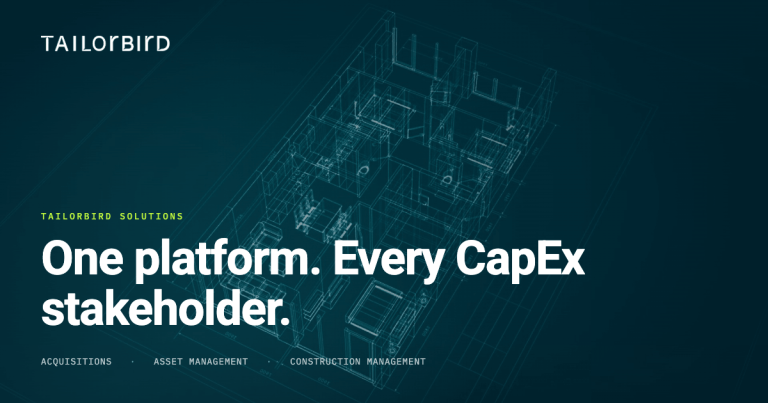 Tailorbird Review: Multifamily capital planning from property data to execution