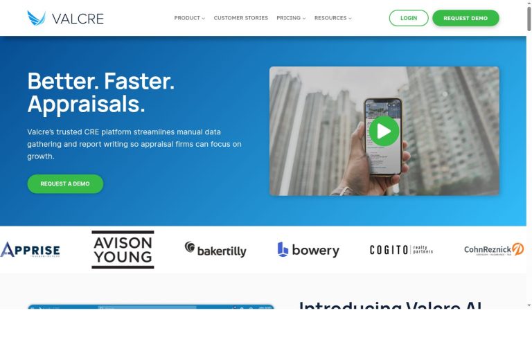 Valcre Review: Connected appraisal workflows from inspection to final report