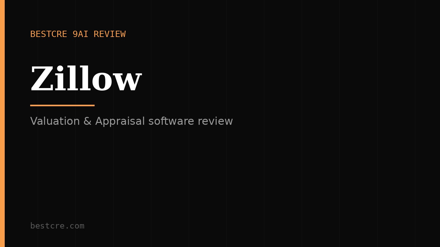 Zillow Review: Consumer real estate discovery platform offering automated valuation models for multifamily assets